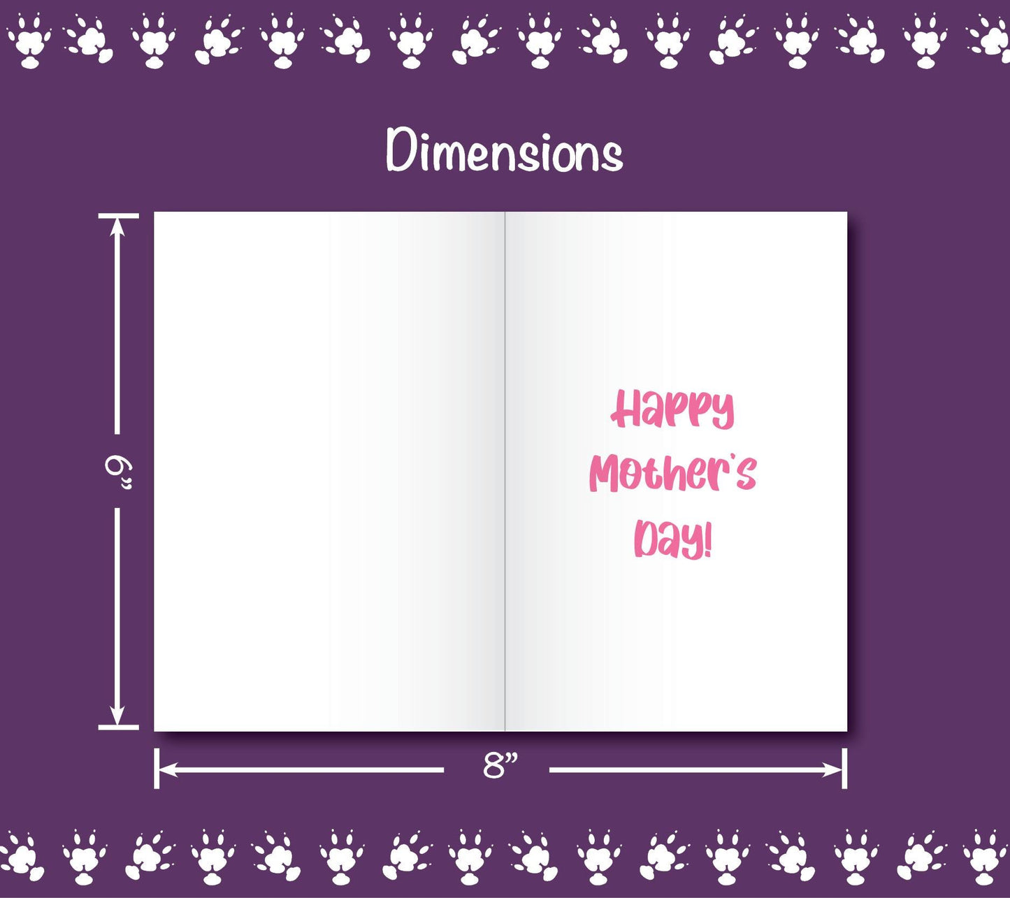 Guinea Pig "Best Mom Ever" Mother's Day Folding Card