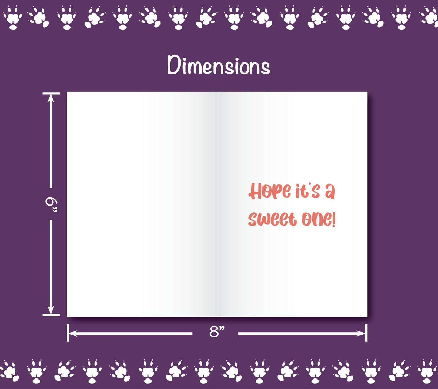 Guinea Pig Birthday Card - Berry | Folding Card