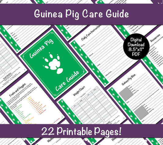Guinea Pig Care Guide - Green