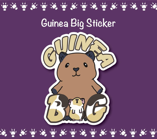 Guinea Big Stickers | stickers for car, water bottle, laptop & more