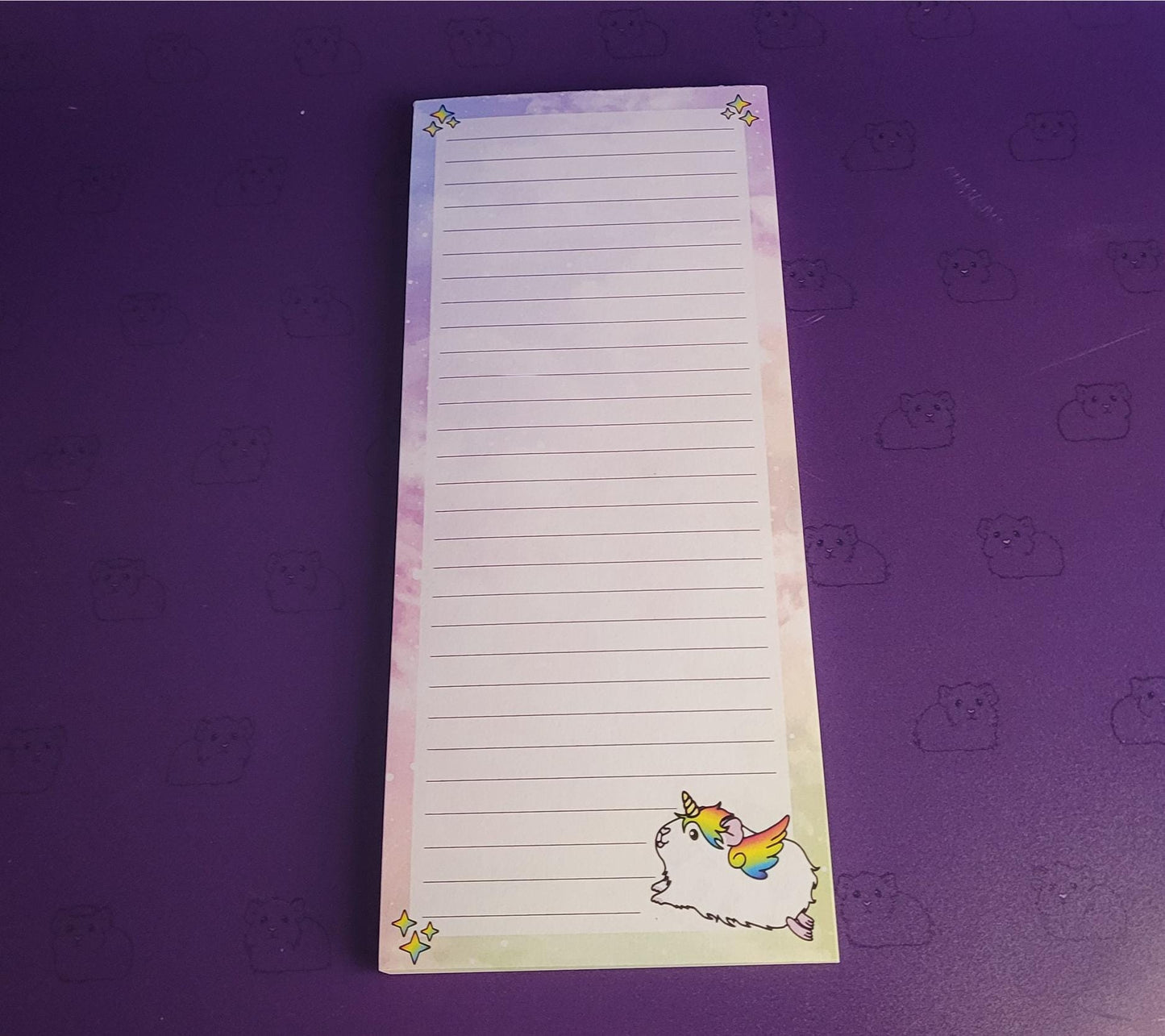 Guinea Pig Unicorn Note Pads