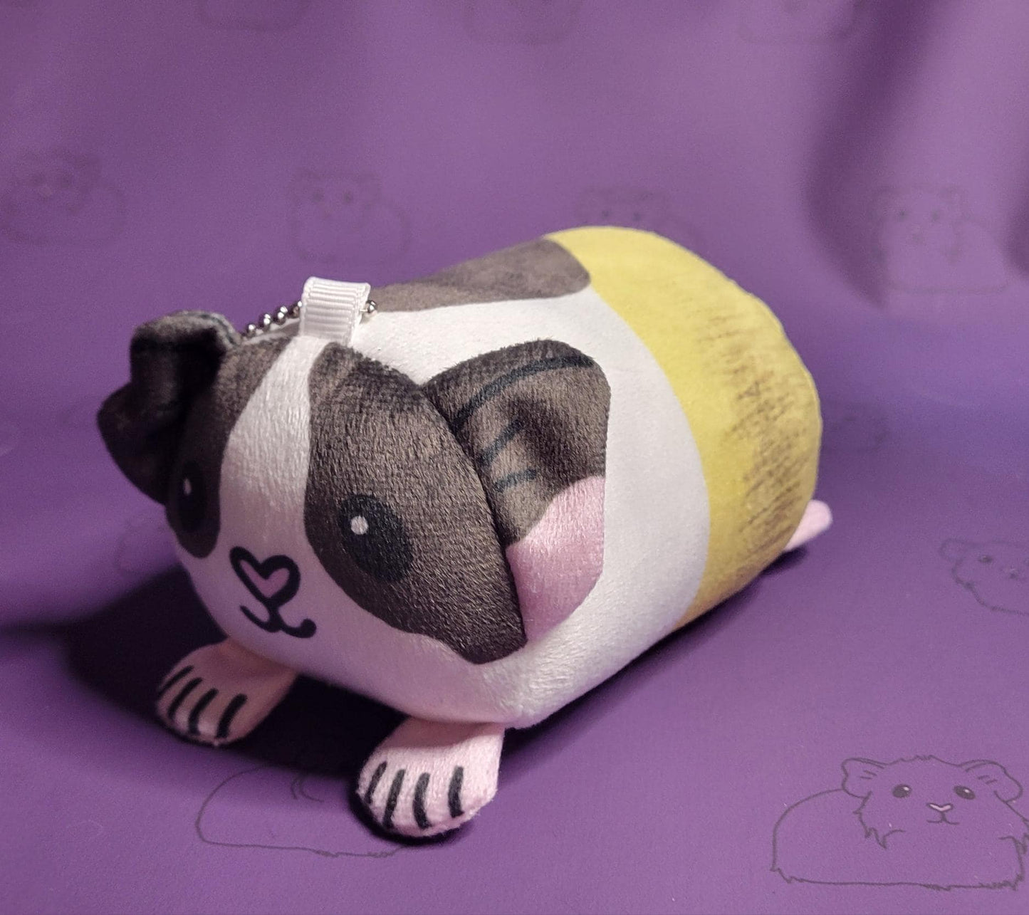 Eva the Guinea Pig - Plush Mochikororin Keychain