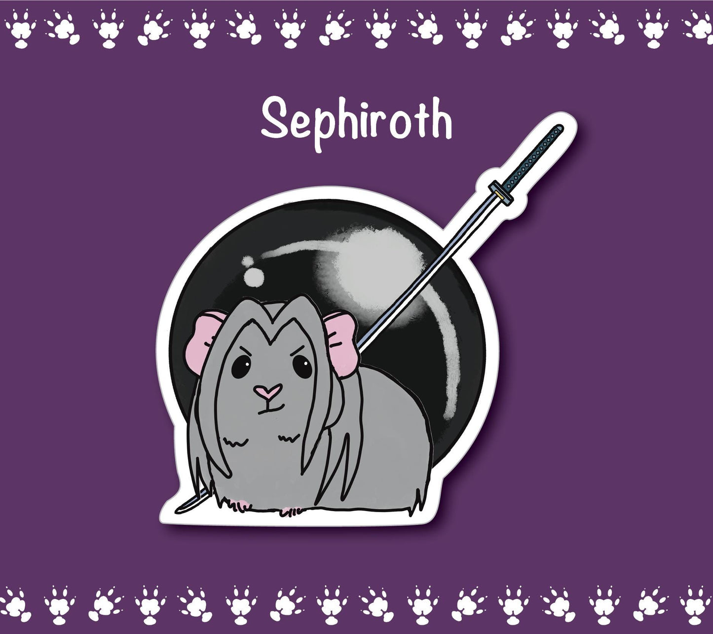 FF7-Inspired Guinea Pig Sticker Pack