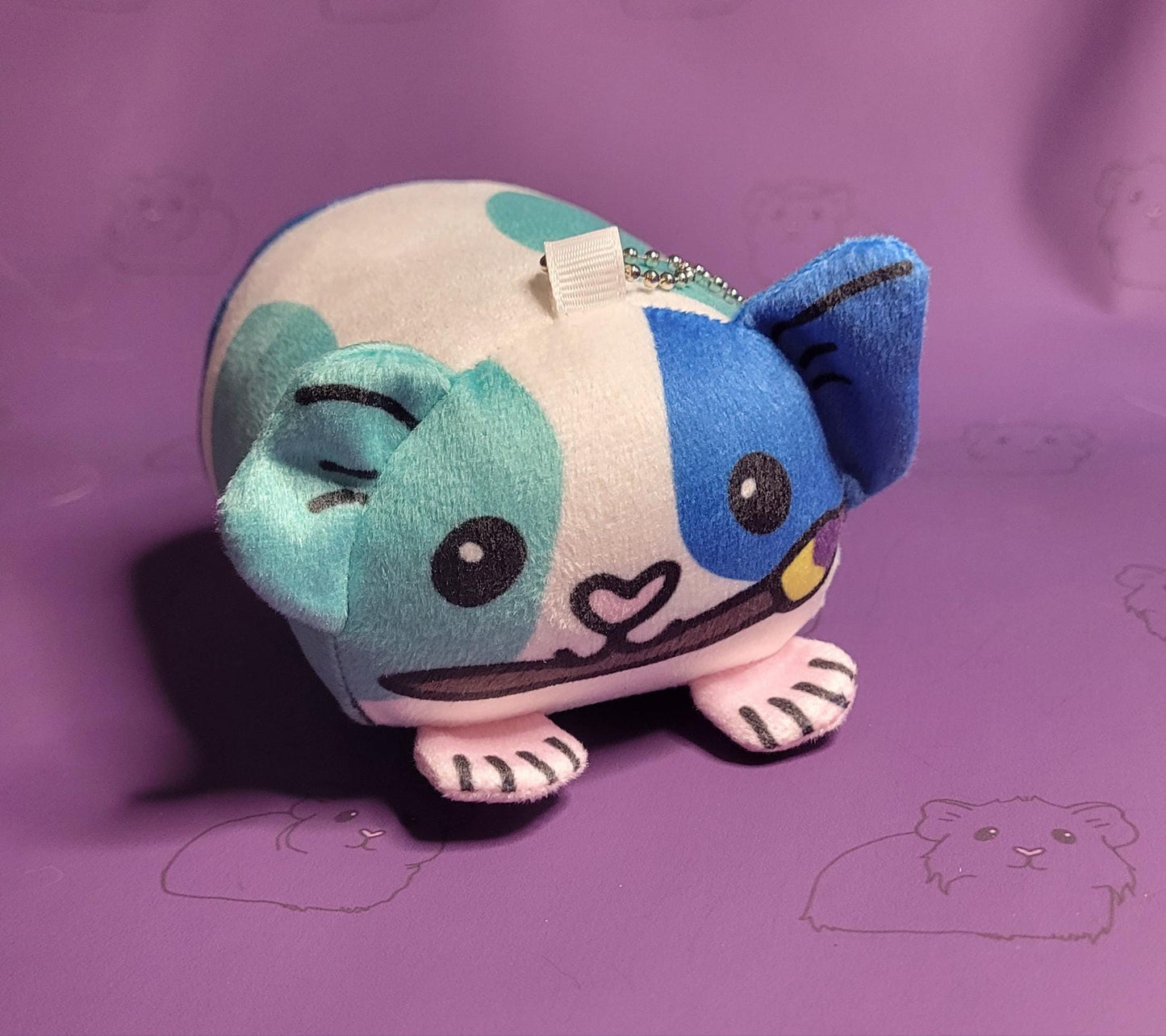 Logo Guinea Pig - Plush Mochikororin Keychain