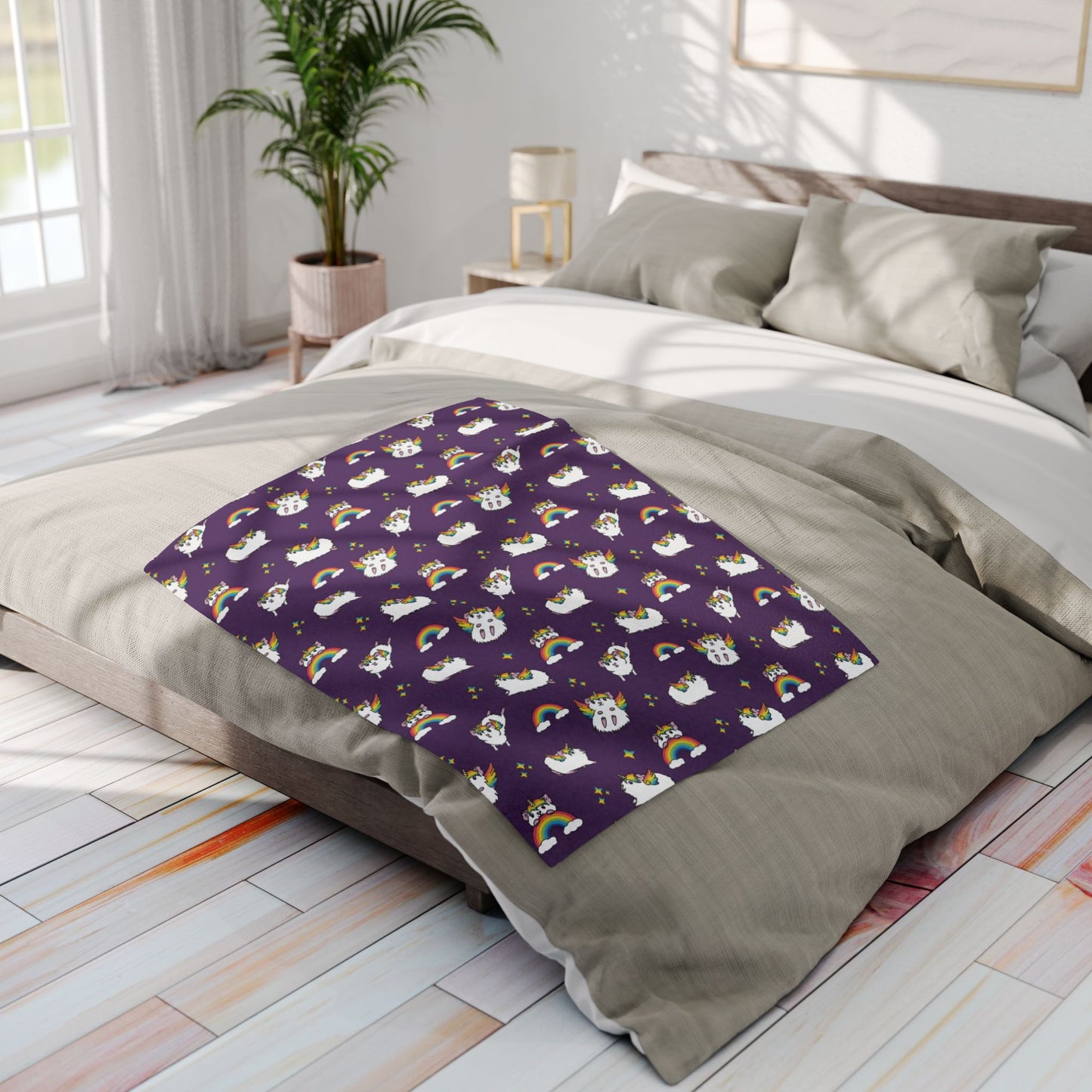 Guinea Pig Unicorn Fleece Blanket