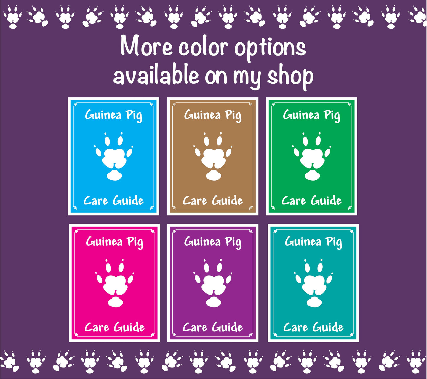 Guinea Pig Care Guide - Pink