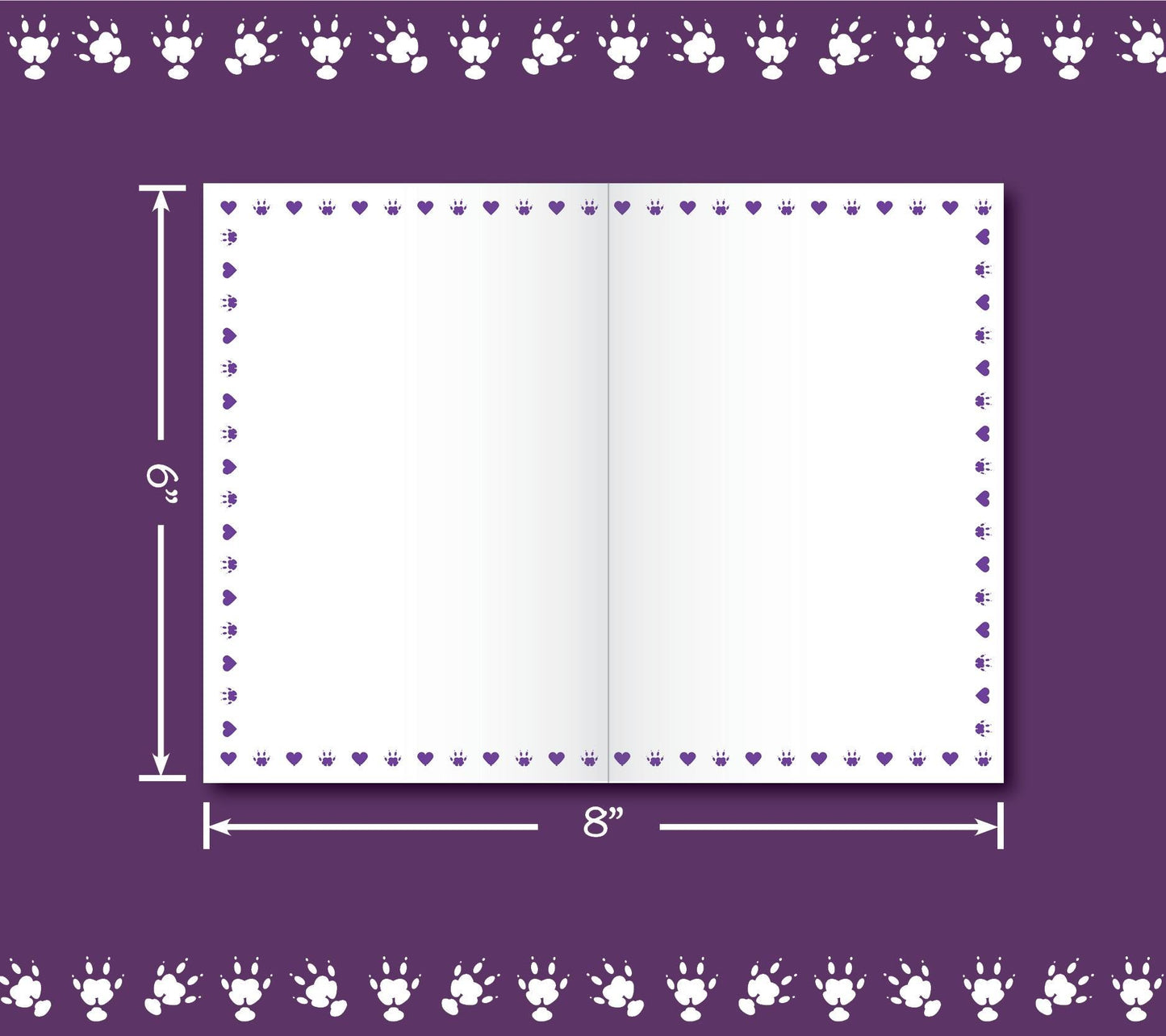 Guinea Pig Valentine's Cards | Folding Card