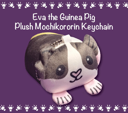Eva the Guinea Pig - Plush Mochikororin Keychain