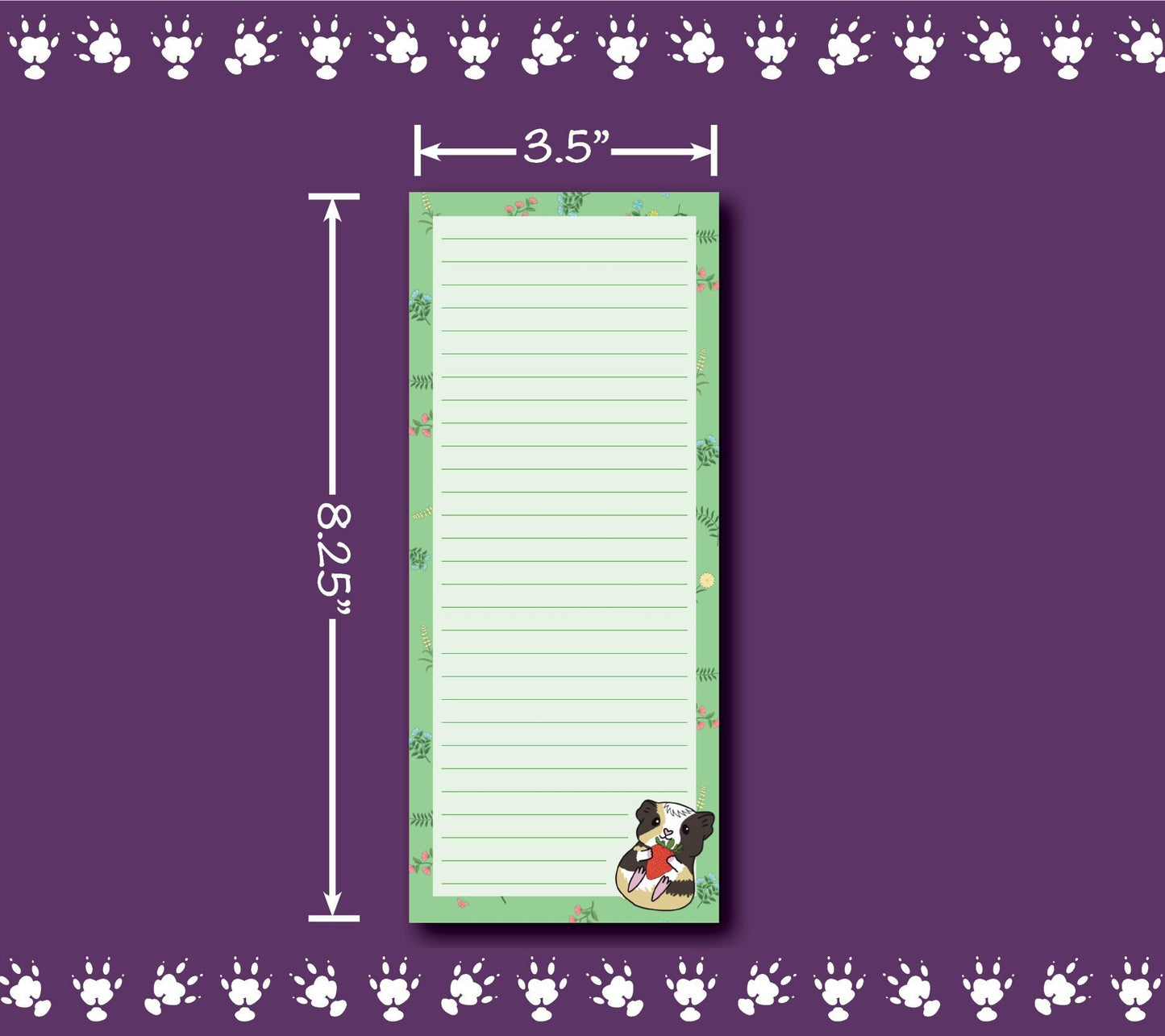 Guinea Pig's Favorite Snack Note Pads