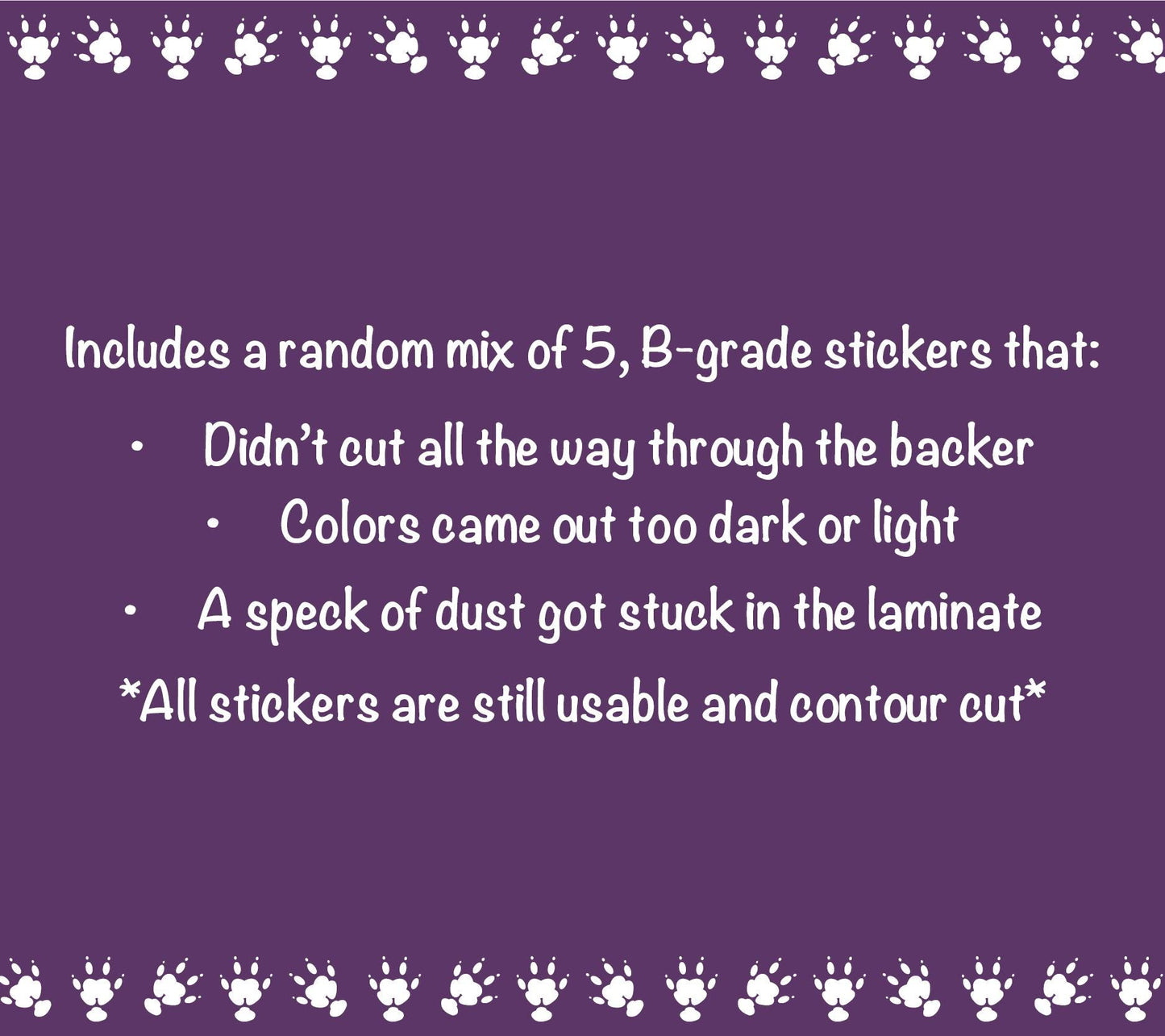 Mystery Sticker Pack | B-Grade Stickers