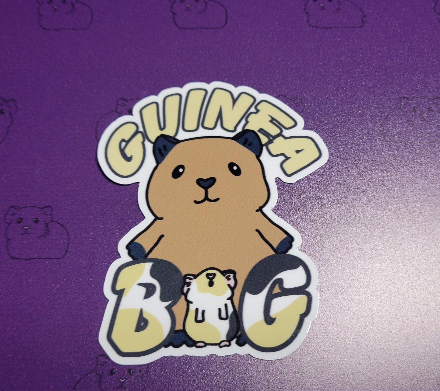 Guinea Big Stickers | stickers for car, water bottle, laptop & more