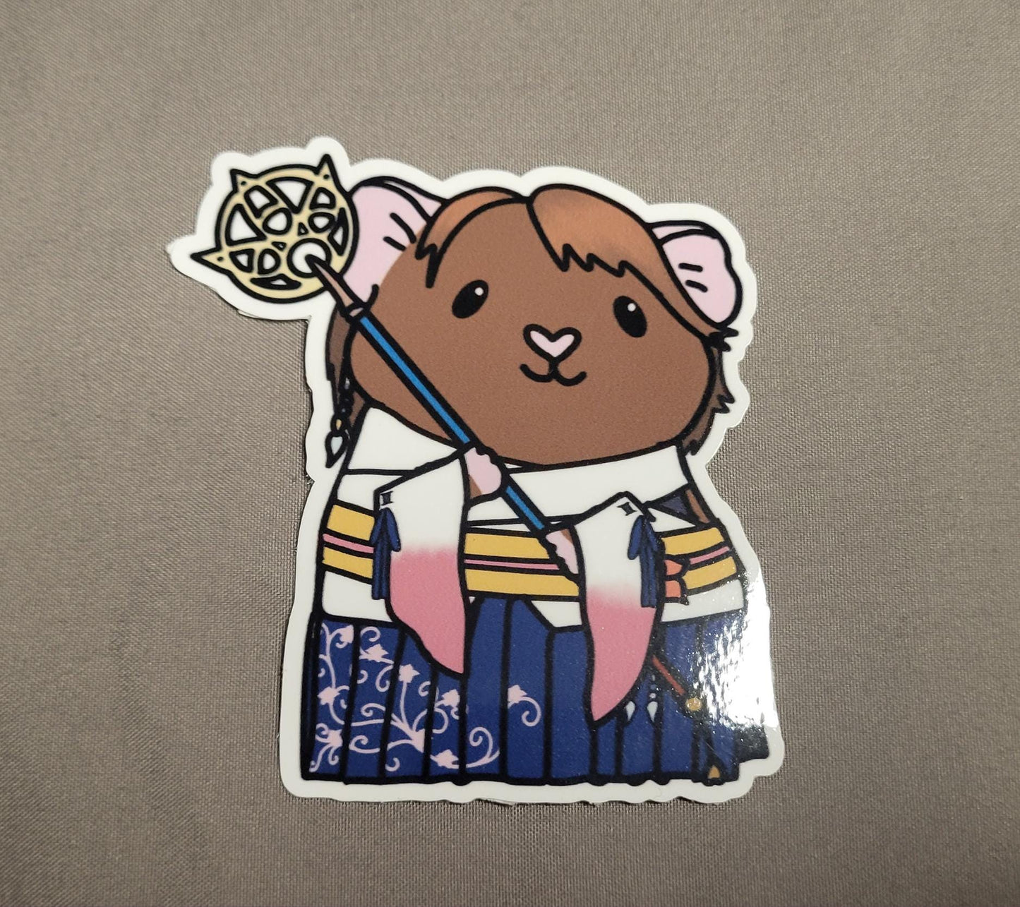 Summoner Guinea Pig Stickers | Water Resistant Vinyl Decal