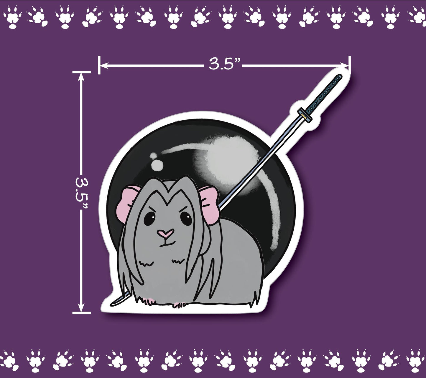 FF7-Inspired Guinea Pig Sticker Pack