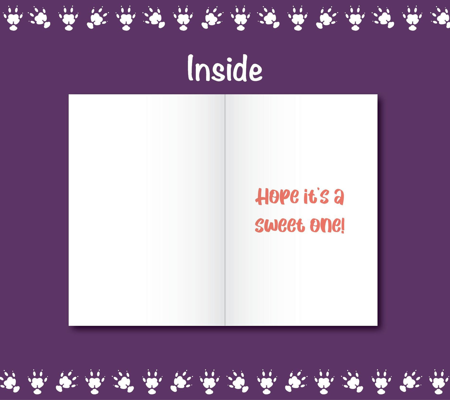 Guinea Pig Birthday Card - Berry | Folding Card