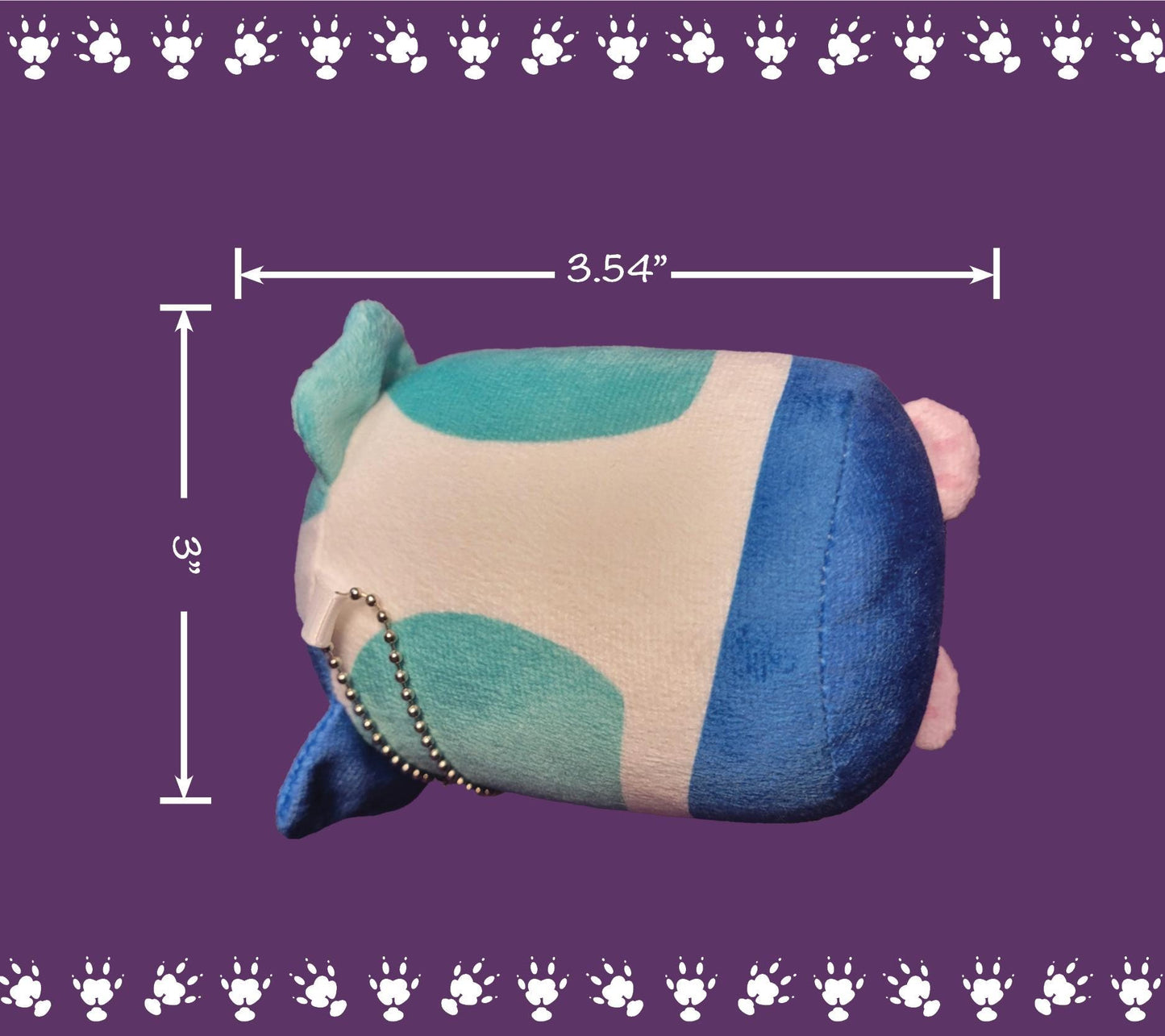Logo Guinea Pig - Plush Mochikororin Keychain