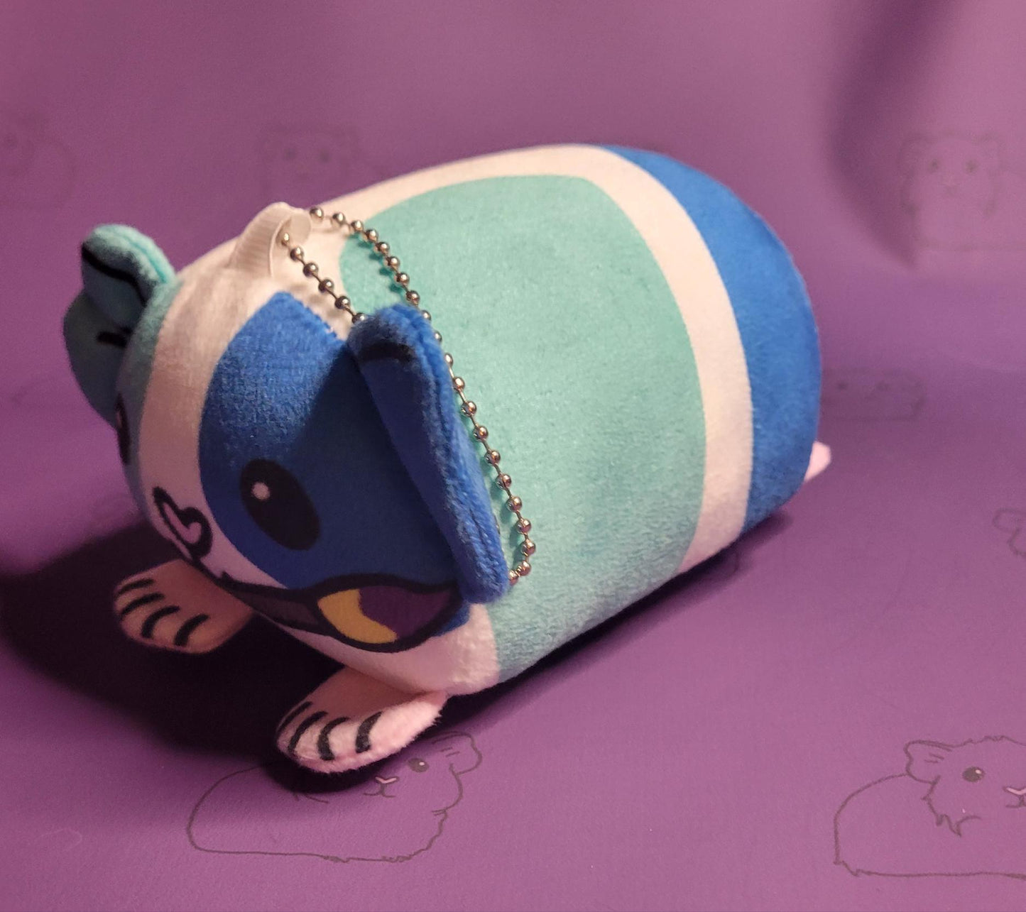 Logo Guinea Pig - Plush Mochikororin Keychain