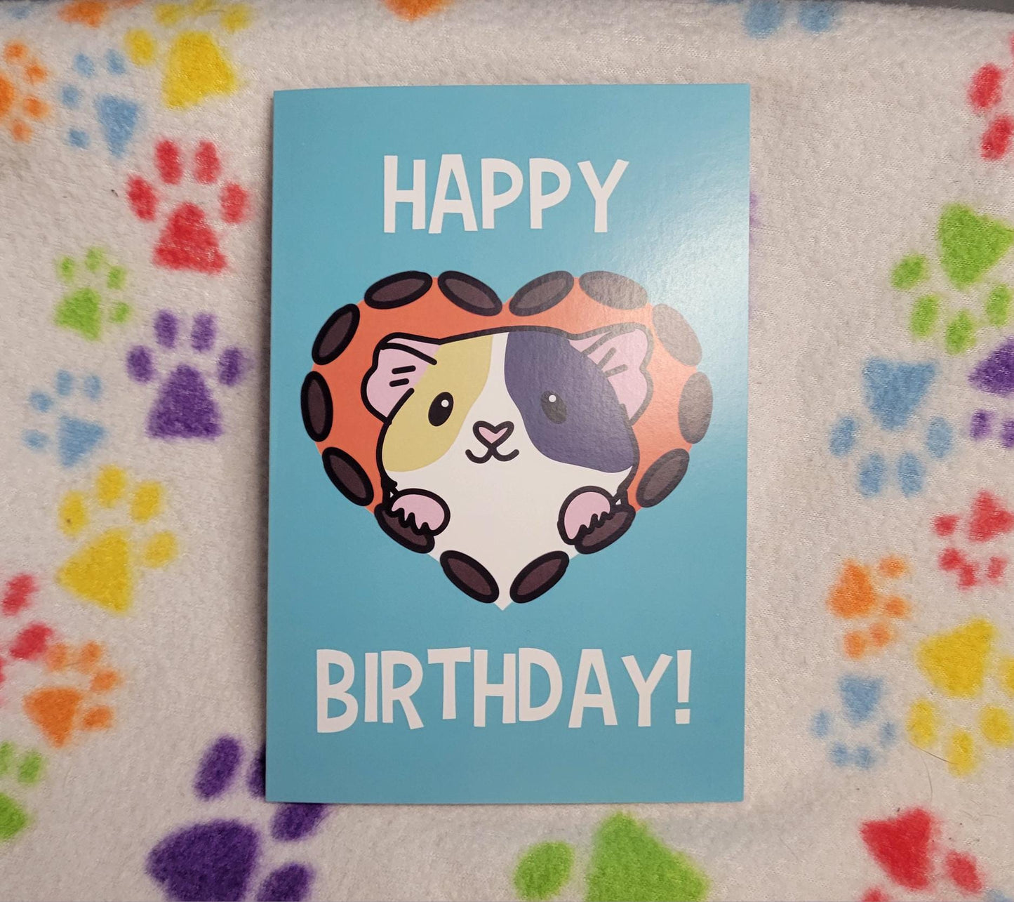 Guinea Pig Birthday Card - Cr@ppy | Folding Card