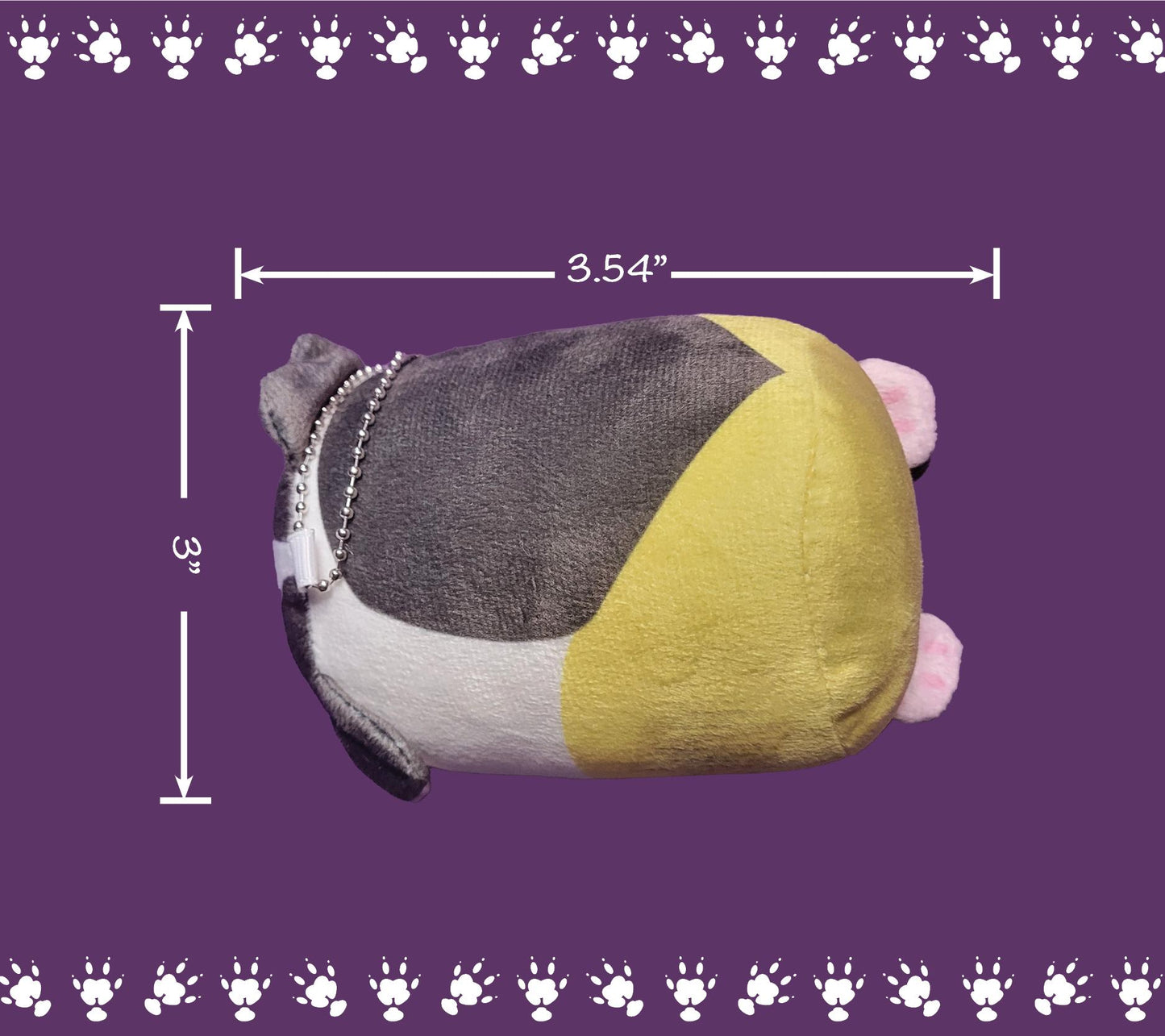 Eva the Guinea Pig - Plush Mochikororin Keychain