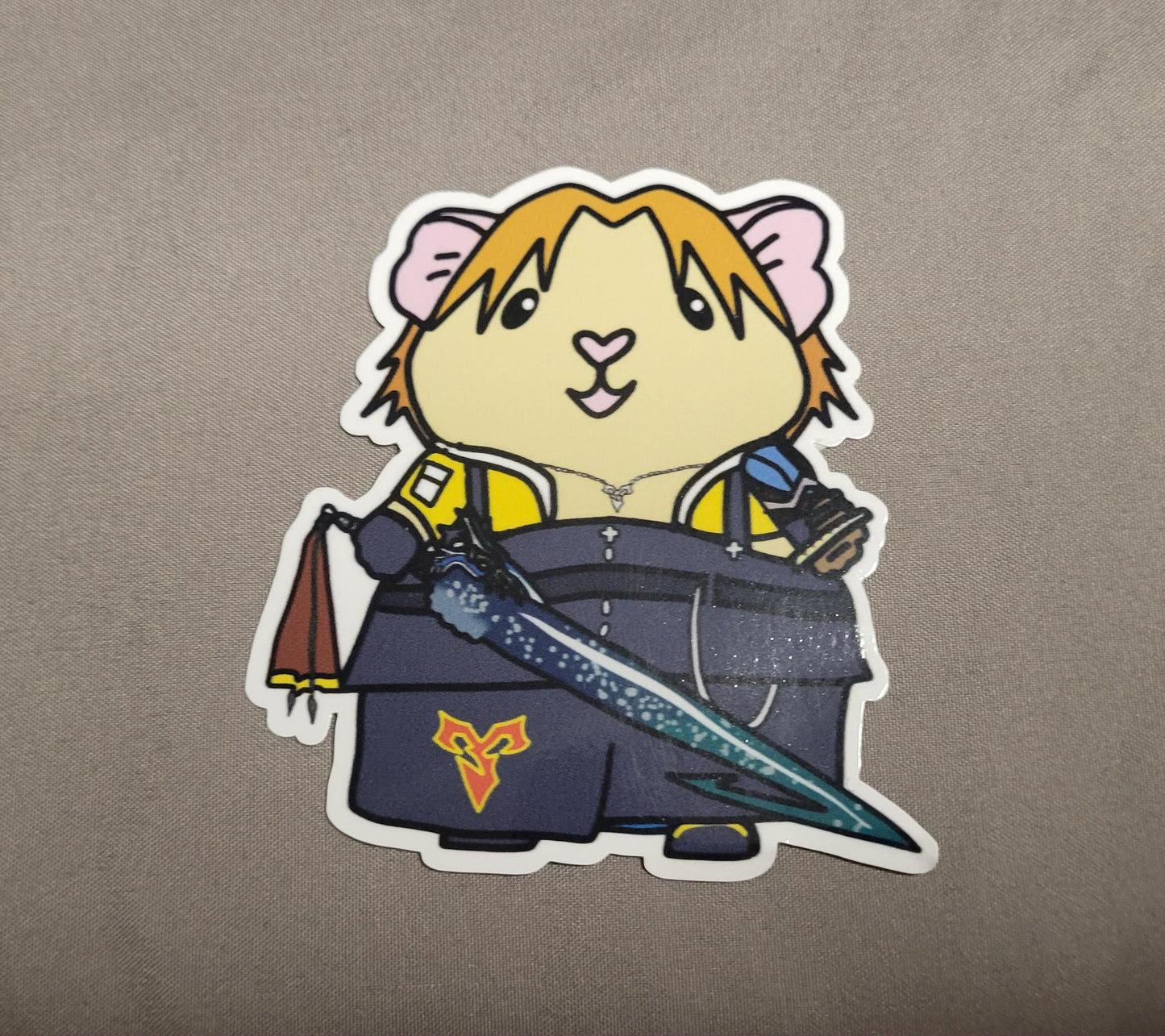 Guardian Guinea Pig Stickers | Water Resistant Vinyl Decal