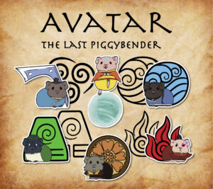 ATLA-Inspired Guinea Pig Sticker Pack