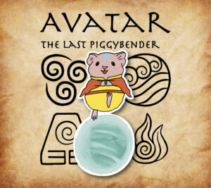 ATLA-Inspired Air Guinea Pig Stickers