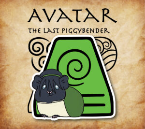 ATLA-Inspired Earth Guinea Pig Stickers