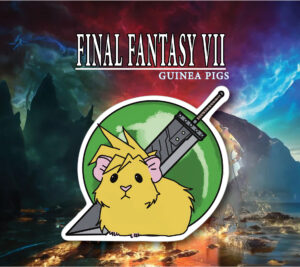 FF7-Inspired Cloud Guinea Pig Stickers