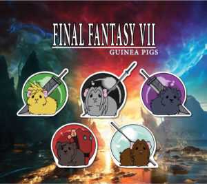 FF7-Inspired Guinea Pig Sticker Pack