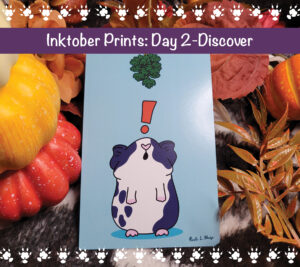 Discover Guinea Pig Art Print | Folding Card | Postcard