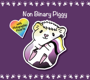 Non Binary Piggy Stickers