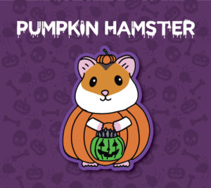 Pumpkin Hamster Sticker
